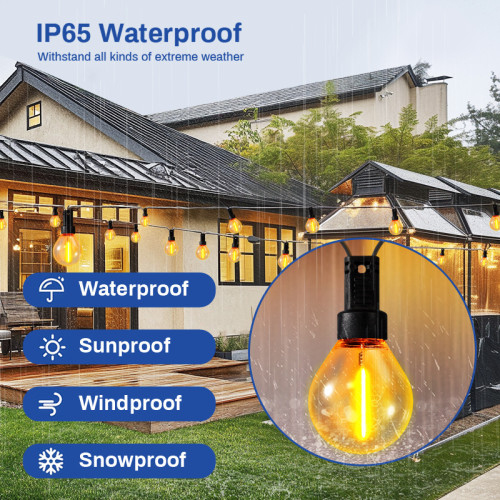 戶外LEDG40流星雨泡泡燈串防水插頭庭院節能露營燈串婚慶派對裝飾 戶外LEDG40流星雨泡泡燈串防水插頭庭院節能露營燈串婚慶派對裝飾