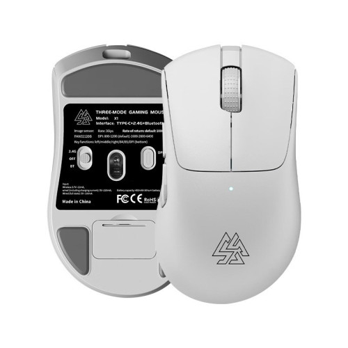 X1無線滑鼠藍牙三模輕量化電競遊戯有線電腦右手型大手人體工學 X1無線滑鼠藍牙三模輕量化電競遊戯有線電腦右手型大手人體工學