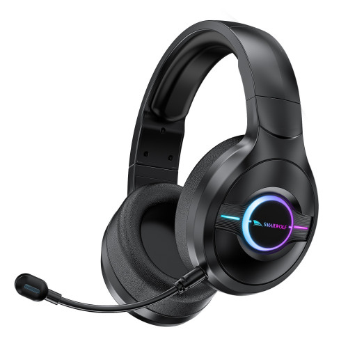 斯邁狼L50藍牙無線三模耳機電競遊戯發光舒適頭戴式耳機麥克風RGB 斯邁狼L50藍牙無線三模耳機電競遊戯發光舒適頭戴式耳機麥克風RGB
