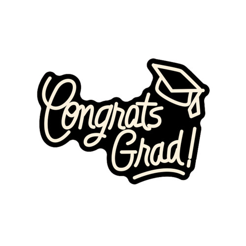 畢業季霓虹燈畢業快樂裝飾用祝賀發光標志congrats畢業帽霓虹燈