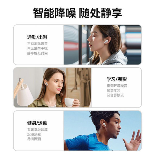 895B半入耳新款高音質無感舒適佩戴超長續航數顯運動通用