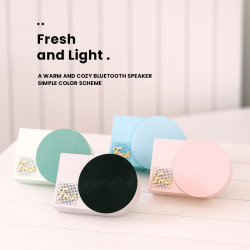 小清新藍牙音箱黑膠唱片高音質低音砲禮品迷你戶外可攜式小音響