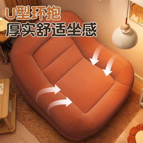 懶人沙發窩窩沙發榻榻米陽台臥室小沙發陽台休閒單人飄窗閲讀躺椅