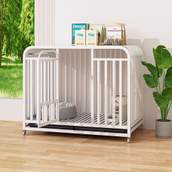 狗籠子室內中大型犬圍欄家用帶厠所一體式加高加厚可移動寵物籠子