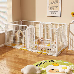 訓練厠所寵物圍欄貓狗家用柵欄室內組合貓籠狗籠子防越獄中小型犬