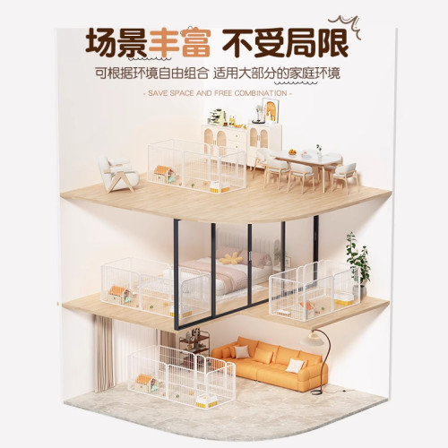 訓練厠所寵物圍欄貓狗家用柵欄室內組合貓籠狗籠子防越獄中小型犬 訓練厠所寵物圍欄貓狗家用柵欄室內組合貓籠狗籠子防越獄中小型犬