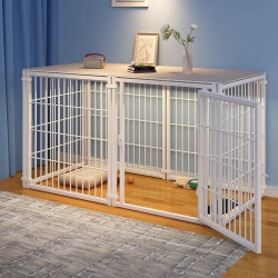 寵物狗籠子圍欄柵欄室內小型中型犬護欄自由柯基泰迪比熊專用狗窩