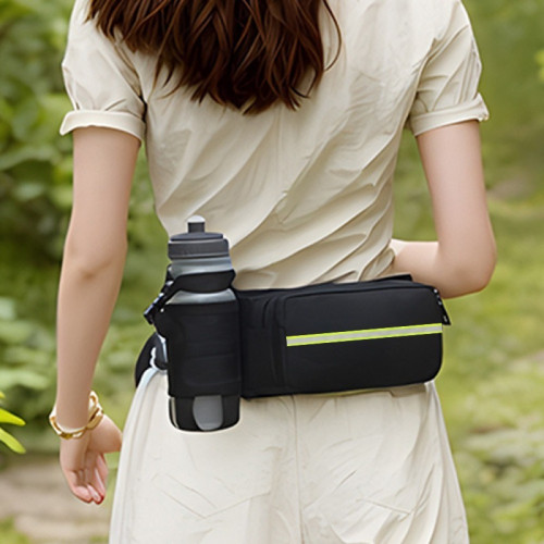 運動水瓶腰包大容量可攜式晨練腰包防水潮流斜背胸包