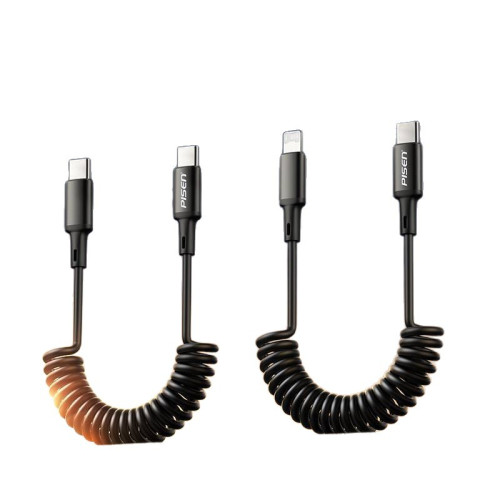 品勝彈簧數據線Lightning快充適用蘋果8-1214promax13車用彈簧線 品勝彈簧數據線Lightning快充適用蘋果8-1214promax13車用彈簧線