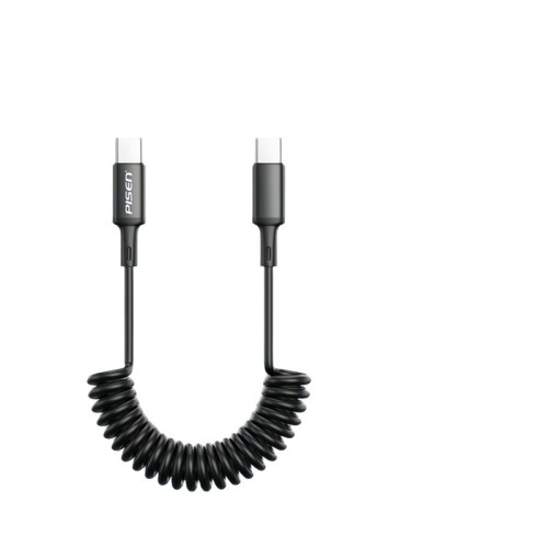 品勝車用數據線carplay彈簧伸縮適用蘋果16手機60W快充15pro車機 品勝車用數據線carplay彈簧伸縮適用蘋果16手機60W快充15pro車機