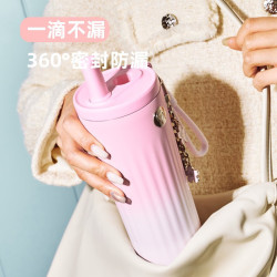 Y3保溫杯保冷杯高顔值女生2025新款大容量吸管杯可攜式生日禮物杯子