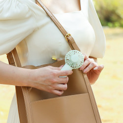 手持小風扇可愛可攜式隨身小型靜音迷你學生usb可充電超長續航大