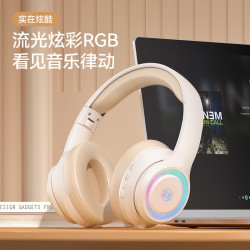 頭戴式藍牙耳機無線可插卡電腦電競遊戯音樂重低音