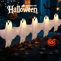 嚴選萬聖節太陽能幽靈小鬼地插燈爆款led裝飾彩燈裝飾布置
