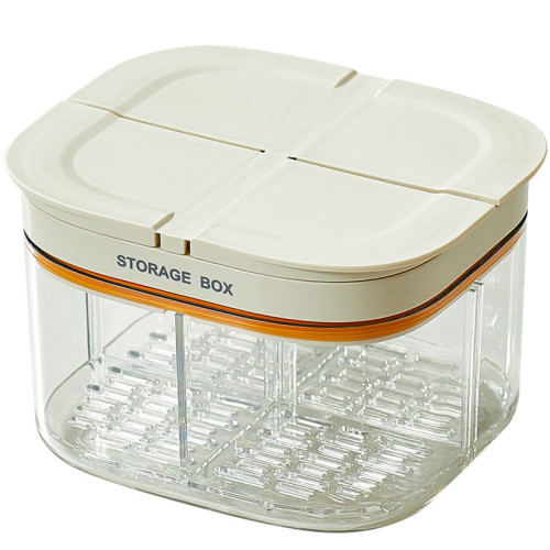 廚房蔥薑蒜收納盒家用冰箱蔥花香菜蒜泥末保鮮盒瀝水分裝備菜神器 廚房蔥薑蒜收納盒家用冰箱蔥花香菜蒜泥末保鮮盒瀝水分裝備菜神器