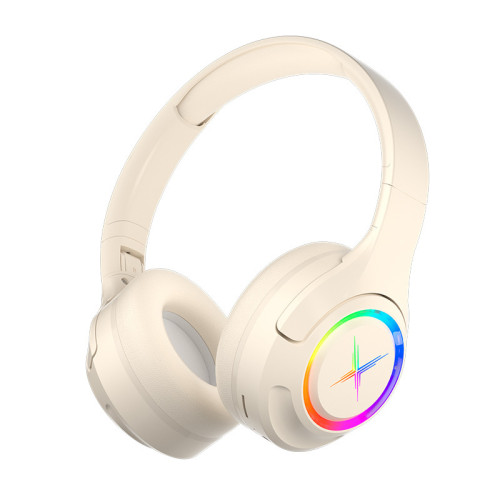 藍牙耳機頭戴式無線可插卡降噪電競遊戯超長續航發光