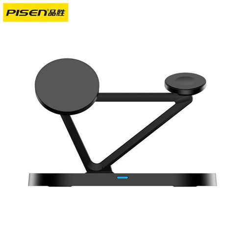 品勝三合一無線充電器適用蘋果15快充Magsafe磁吸iPhone14手機充 品勝三合一無線充電器適用蘋果15快充Magsafe磁吸iPhone14手機充