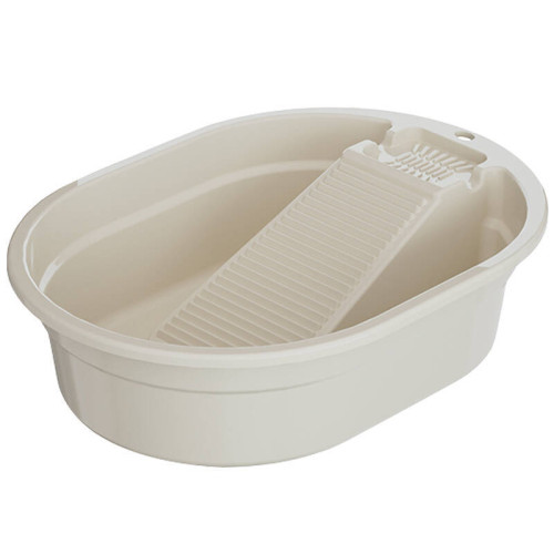 洗衣盆帶搓衣板一體家用大號洗衣服專用盆多功能搓板塑膠加厚大盆 洗衣盆帶搓衣板一體家用大號洗衣服專用盆多功能搓板塑膠加厚大盆