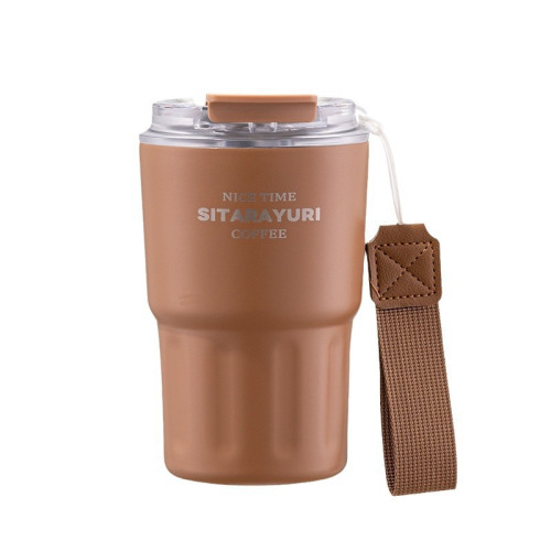 SITARAYURI隨手咖啡杯304不鏽鋼保溫杯男女學生可攜式雙飲水杯 SITARAYURI隨手咖啡杯304不鏽鋼保溫杯男女學生可攜式雙飲水杯