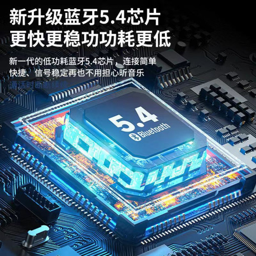 掛脖式無線藍牙耳機帶耳返半入耳運動立體聲耳機藍牙長續航手機通