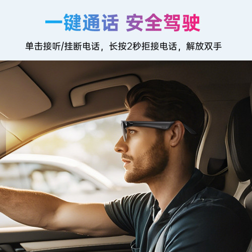 HYUNDAI現代G28智能無線藍牙眼鏡聽歌通話可換鏡片無線耳機墨鏡