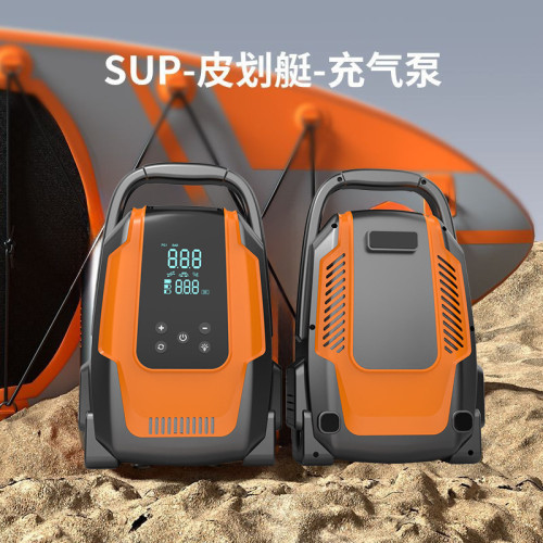 戶外露營車用充氣泵漿板帳篷皮劃艇SUP可攜式電動無線高壓沖氣泵