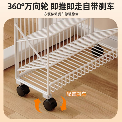 可移動桌邊收納架小書架教室旁學生書本落地置物架書立架書桌課桌 可移動桌邊收納架小書架教室旁學生書本落地置物架書立架書桌課桌