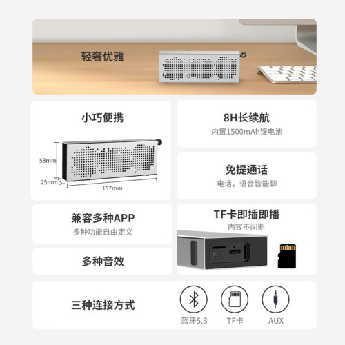 2025藍牙音箱高音質低音砲鋁合金可攜式戶外迷你無線小音響立體聲 2025藍牙音箱高音質低音砲鋁合金可攜式戶外迷你無線小音響立體聲