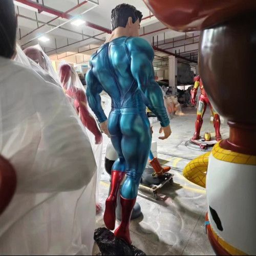 超人手辦2米全身雕像可發光動漫手辦模型擺件客廳商場高檔裝飾品 超人手辦2米全身雕像可發光動漫手辦模型擺件客廳商場高檔裝飾品
