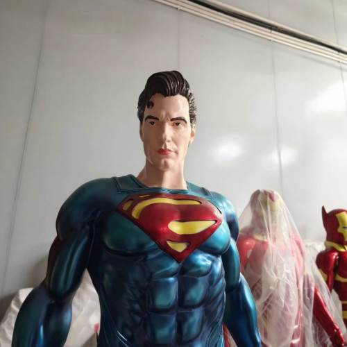 超人手辦2米全身雕像可發光動漫手辦模型擺件客廳商場高檔裝飾品 超人手辦2米全身雕像可發光動漫手辦模型擺件客廳商場高檔裝飾品