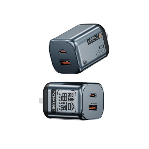 【融合電鎵】雙口65w快充頭typec可折曡PD快充適用蘋果華爲充電器 【融合電鎵】雙口65w快充頭typec可折曡PD快充適用蘋果華爲充電器