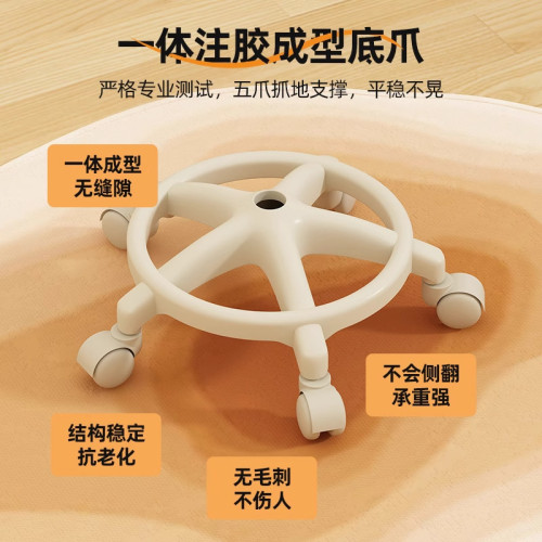 萬向輪小凳子靜音滑輪矮凳成人加厚軟坐圓凳換鞋可移動兒童學步凳 萬向輪小凳子靜音滑輪矮凳成人加厚軟坐圓凳換鞋可移動兒童學步凳