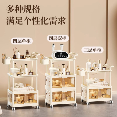 美容院專用收納架寶寶置物架落地多層帶輪零食推車整理架儲物架子 美容院專用收納架寶寶置物架落地多層帶輪零食推車整理架儲物架子