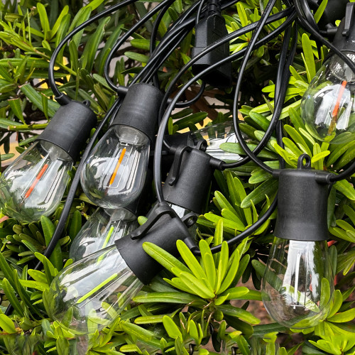 戶外燈串S14平頭款式庭院帳篷裝飾氛圍燈防水野營擺攤LED燈串 戶外燈串S14平頭款式庭院帳篷裝飾氛圍燈防水野營擺攤LED燈串