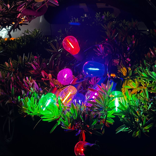 戶外燈串S14平頭款式庭院帳篷裝飾氛圍燈防水野營擺攤LED燈串 戶外燈串S14平頭款式庭院帳篷裝飾氛圍燈防水野營擺攤LED燈串