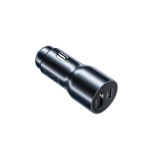 迷你版雙口120W超級快充頭USB車用充電頭PD車型通用低溫充電器