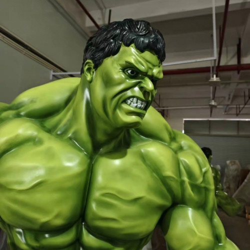 超大綠巨人手辦 浩克復仇者聯盟 2米高大型擺件 玻璃鋼樹脂雕像 超大綠巨人手辦 浩克復仇者聯盟 2米高大型擺件 玻璃鋼樹脂雕像
