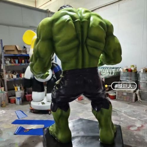 超大綠巨人手辦 浩克復仇者聯盟 2米高大型擺件 玻璃鋼樹脂雕像 超大綠巨人手辦 浩克復仇者聯盟 2米高大型擺件 玻璃鋼樹脂雕像