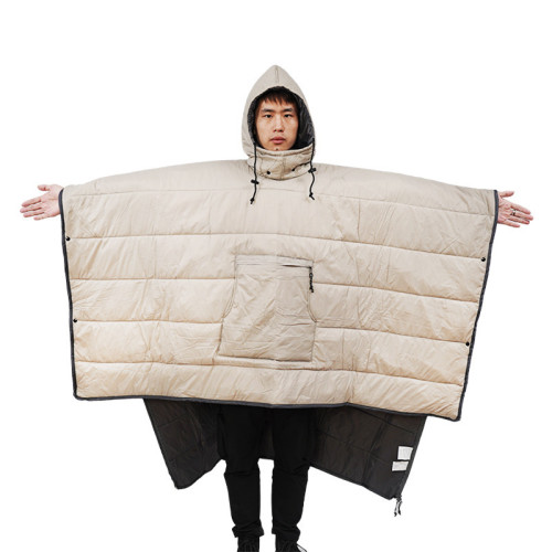 可穿式鬭篷成人披風睡袋旅遊登山戶外露營羽絨棉多功能隔髒可機洗 可穿式鬭篷成人披風睡袋旅遊登山戶外露營羽絨棉多功能隔髒可機洗