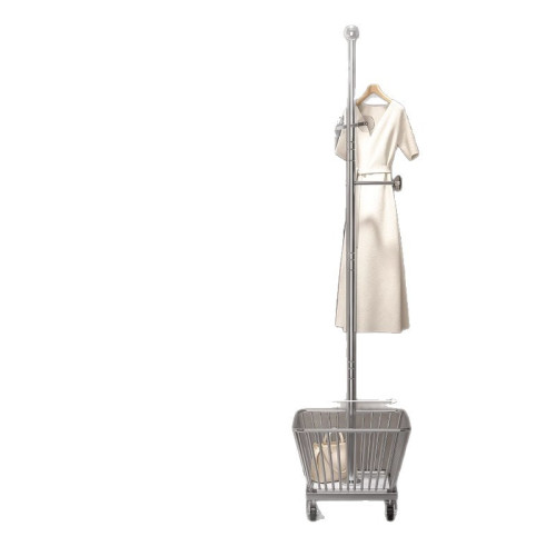 可移動落地衣帽架金屬家用臥室房間掛衣架床對收納置物架掛包包架 可移動落地衣帽架金屬家用臥室房間掛衣架床對收納置物架掛包包架