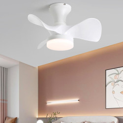 家用小型吊扇燈吸頂風扇燈客廳餐廳帶燈風扇吊燈家用燈具