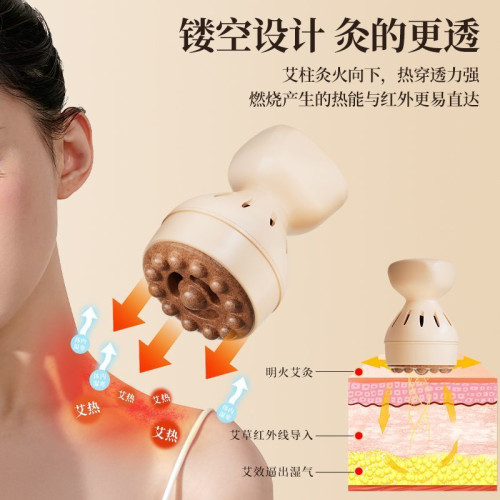 紅砭石艾灸罐刮痧一體燻蒸儀盒隨身灸家用刮灸疏通經絡經絡疏通 紅砭石艾灸罐刮痧一體燻蒸儀盒隨身灸家用刮灸疏通經絡經絡疏通