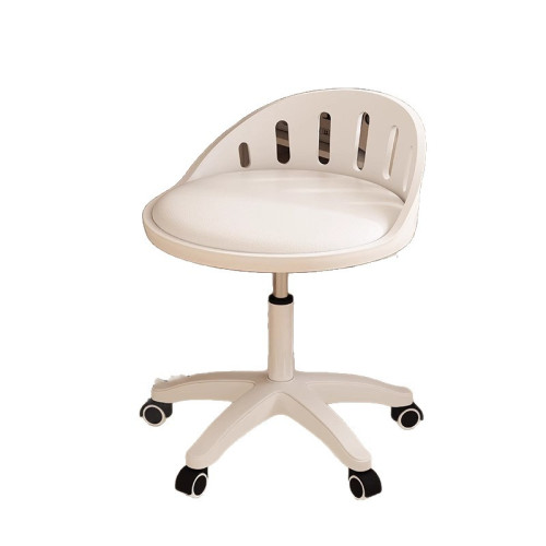 奶油風化妝椅家用椅子輕奢梳妝台凳子女生臥室升降轉椅美甲凳滑輪 奶油風化妝椅家用椅子輕奢梳妝台凳子女生臥室升降轉椅美甲凳滑輪