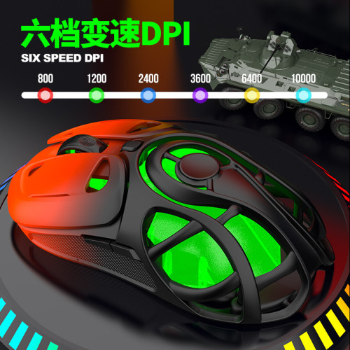 蝰蛇X10螢火蟲三模無線藍牙滑鼠電競遊戯鏤空設計PAW3311時尚滑鼠 蝰蛇X10螢火蟲三模無線藍牙滑鼠電競遊戯鏤空設計PAW3311時尚滑鼠