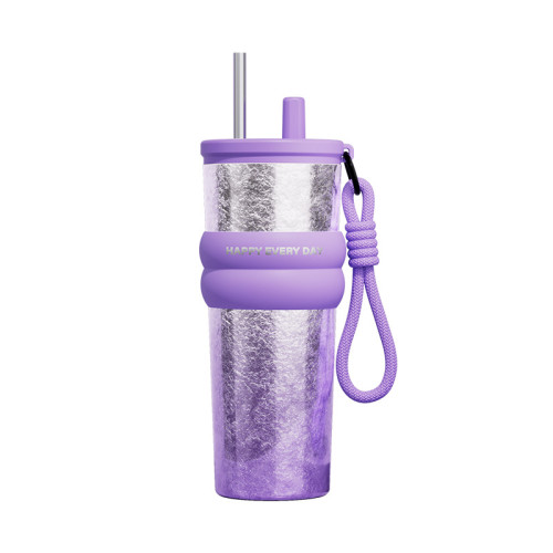 保溫杯女生高顔值學生2025新款陶瓷內膽大容量保冰杯吸管冰霸杯子 保溫杯女生高顔值學生2025新款陶瓷內膽大容量保冰杯吸管冰霸杯子