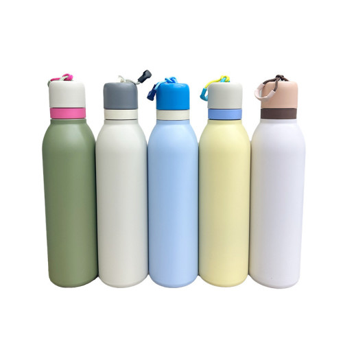 馬卡龍色系大容量手提杯簡約時尚不鏽鋼保溫杯戶外運動可攜式行杯 馬卡龍色系大容量手提杯簡約時尚不鏽鋼保溫杯戶外運動可攜式行杯