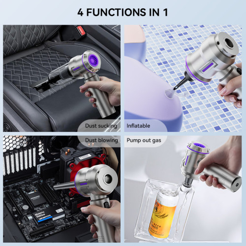 車用吸塵器無線無刷大功率三檔調節吸吹一體家車兩用可攜式手持迷你 車用吸塵器無線無刷大功率三檔調節吸吹一體家車兩用可攜式手持迷你