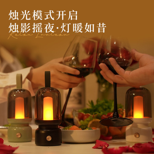 復古手提小夜燈臥室床頭高級感氛圍燈禮品戶外可攜式充電夜燈 復古手提小夜燈臥室床頭高級感氛圍燈禮品戶外可攜式充電夜燈