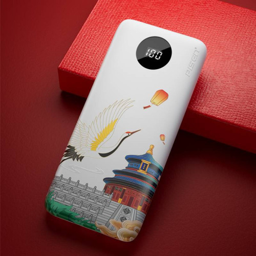 品勝鶴壽延年文創雙自帶線22.5W快充電寶10000安培時可攜式行動電源 品勝鶴壽延年文創雙自帶線22.5W快充電寶10000安培時可攜式行動電源