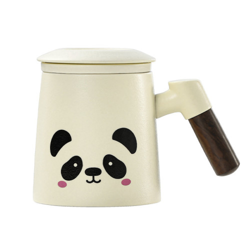 陶瓷杯泡茶杯茶水分離女士辦公室個人專用帶蓋馬克杯喝茶水杯子 陶瓷杯泡茶杯茶水分離女士辦公室個人專用帶蓋馬克杯喝茶水杯子